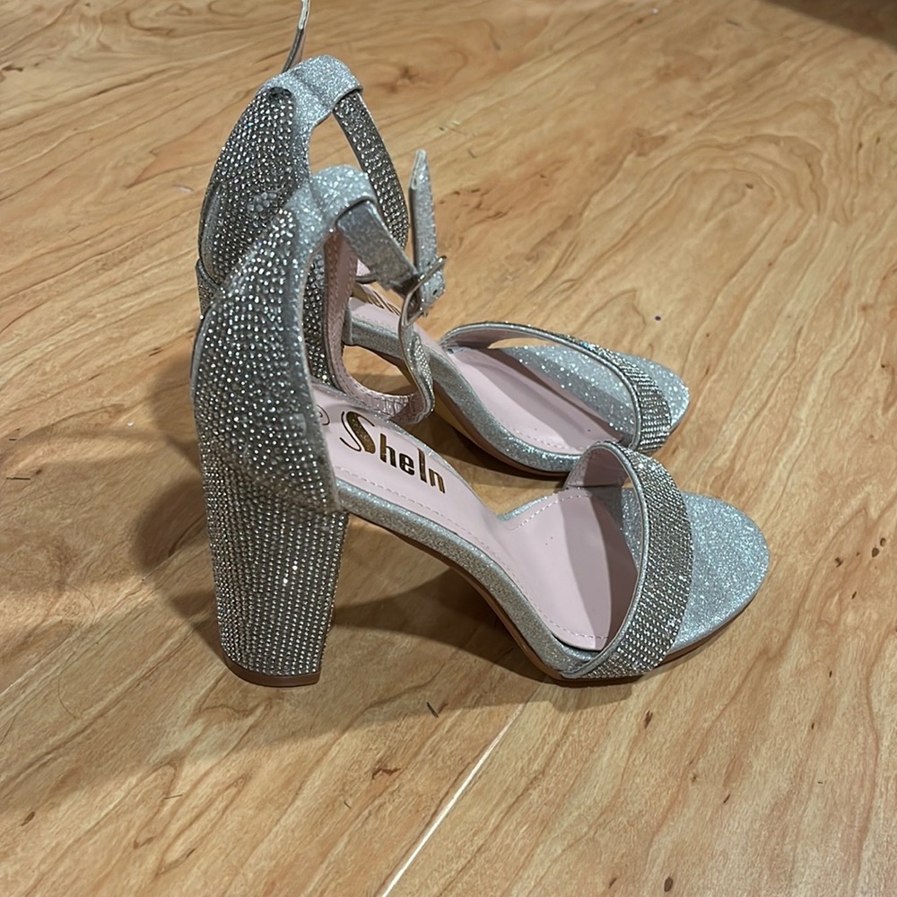 Sparkly high heels